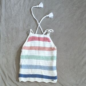 Hollister Pink and Green Camisole